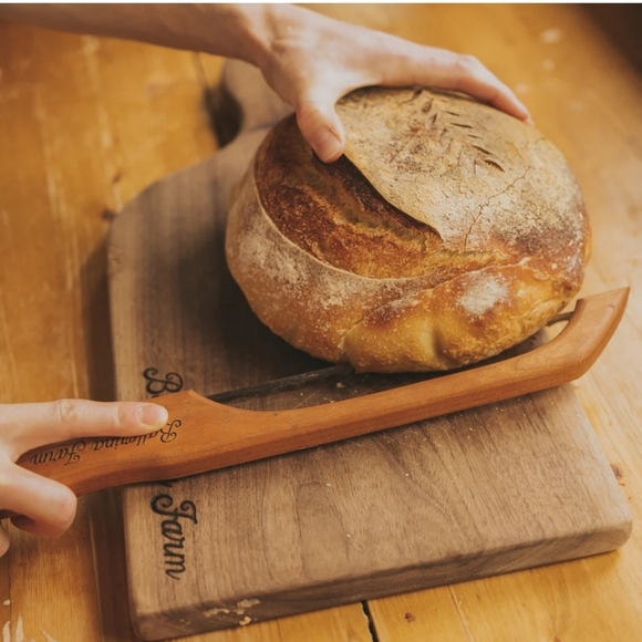 Ballerina Farm Kitchen Nwt Ballerina Bread Bow With Knife Blade Guard Righthanded Poshmark